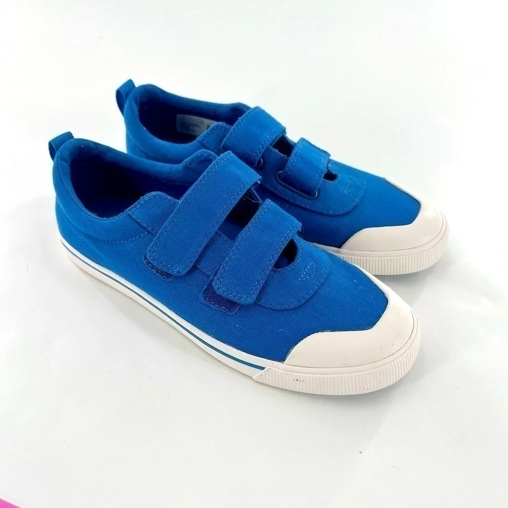 TOMS DOHENY Blue/White Canvas size 5 Y
